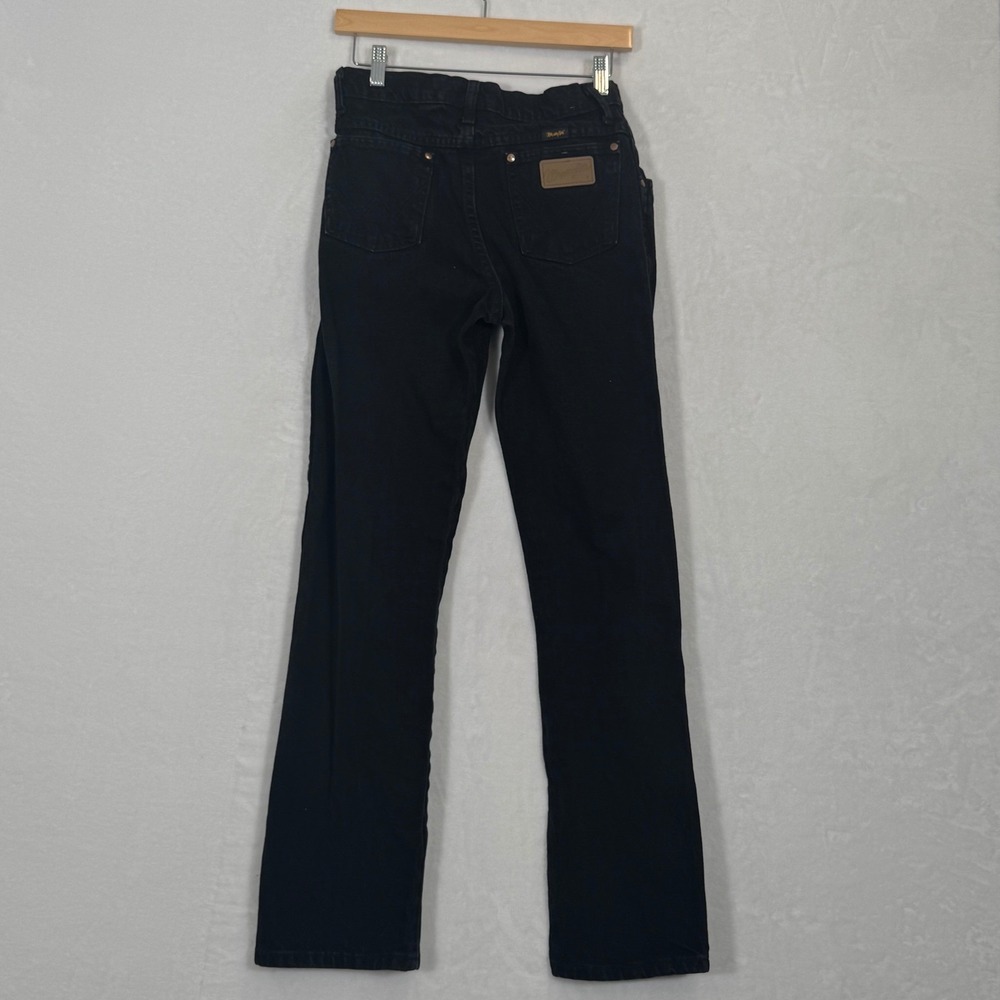 Wrangler Black Cowboy Cut Denim Jeans Size 16 Regular